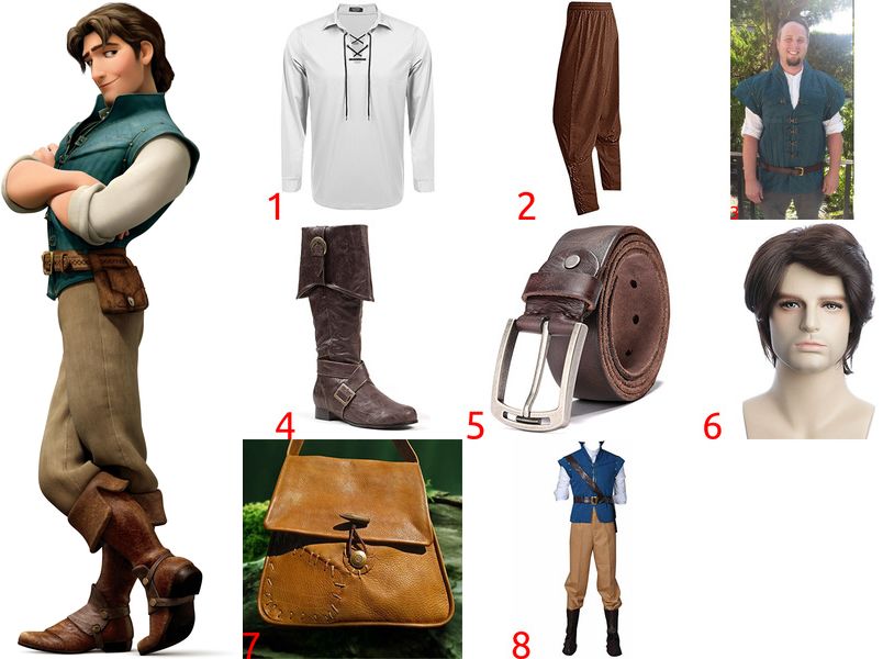 Flynn Rider Costume for Cosplay & Halloween