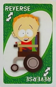 South Park Green Uno Reverse Card