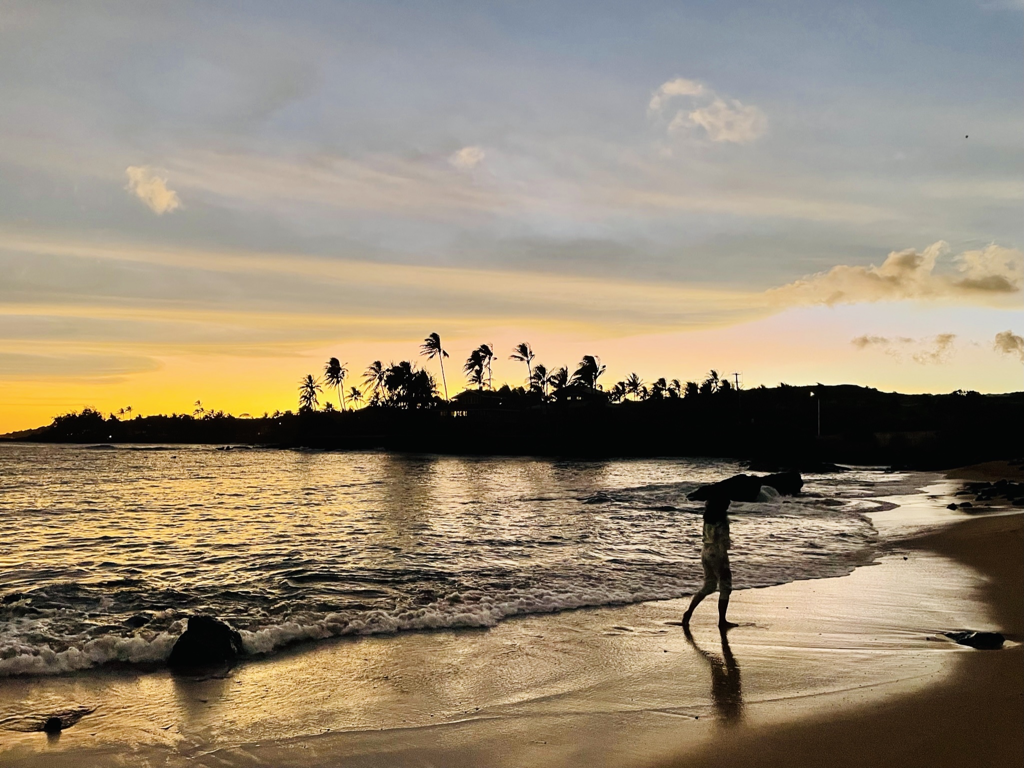 Kauai beach sunset