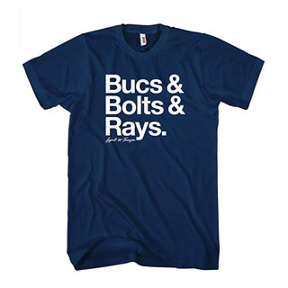 Bucs & Bolts & Rays T-Shirt