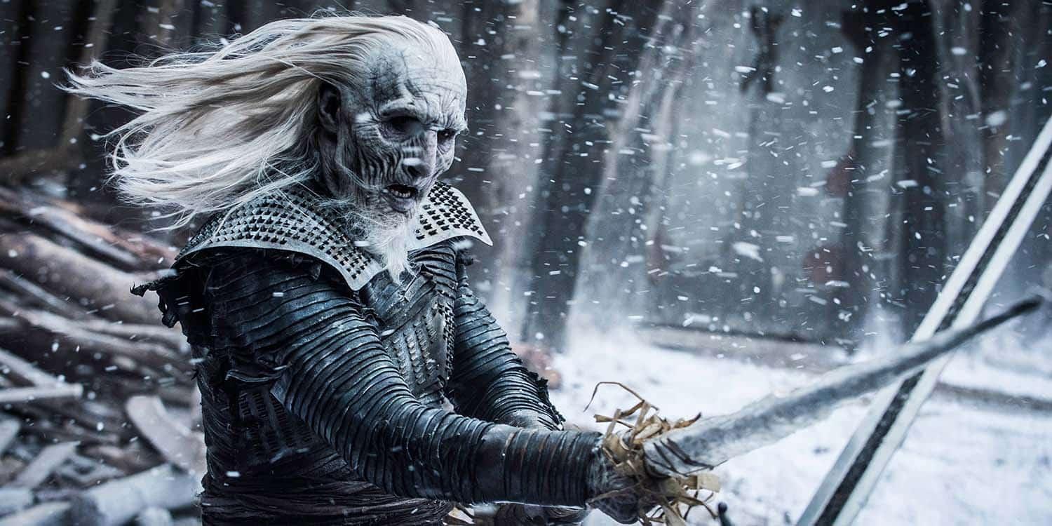Imagem de um Caminhante Branco de Game of Thrones da HBO