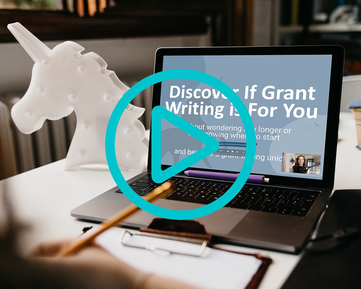 Watch video to see if grant writing is a job for you
