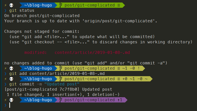 ConEmu with Git info