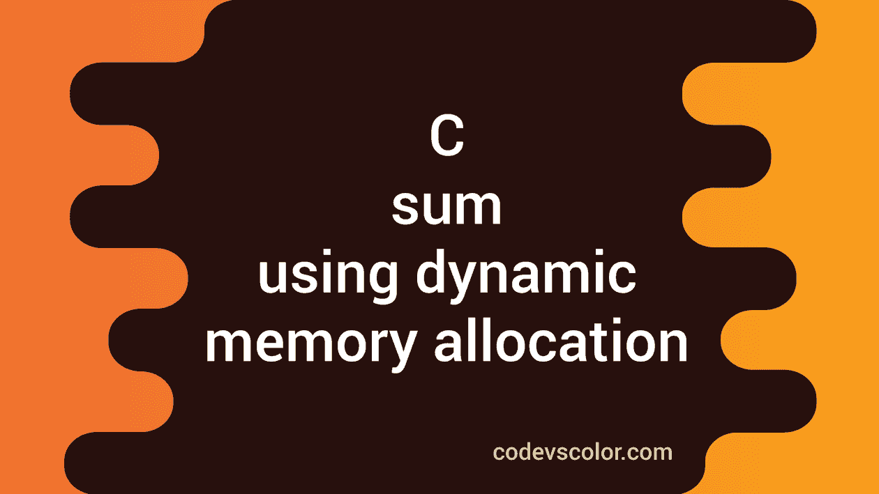 C Program To Find Mean Of N Numbers