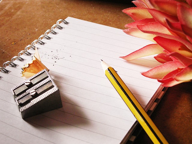 Pencil and writing pad