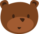 Brizzly bear head icon