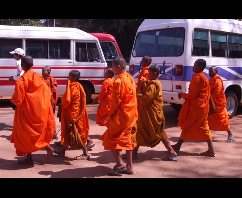 Cambodia  Angkor Monks 8