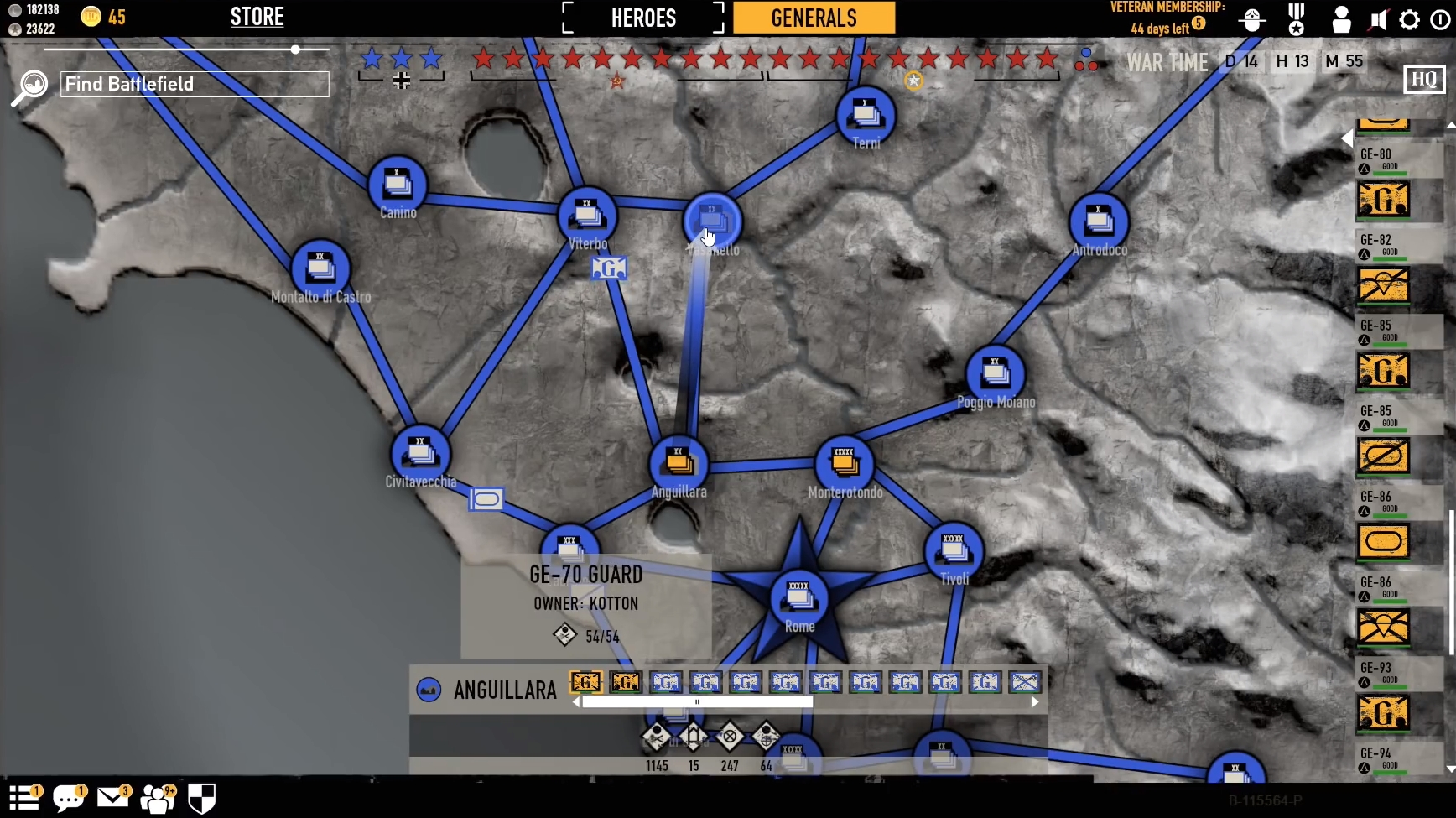 Strategy game map - move tactical units around