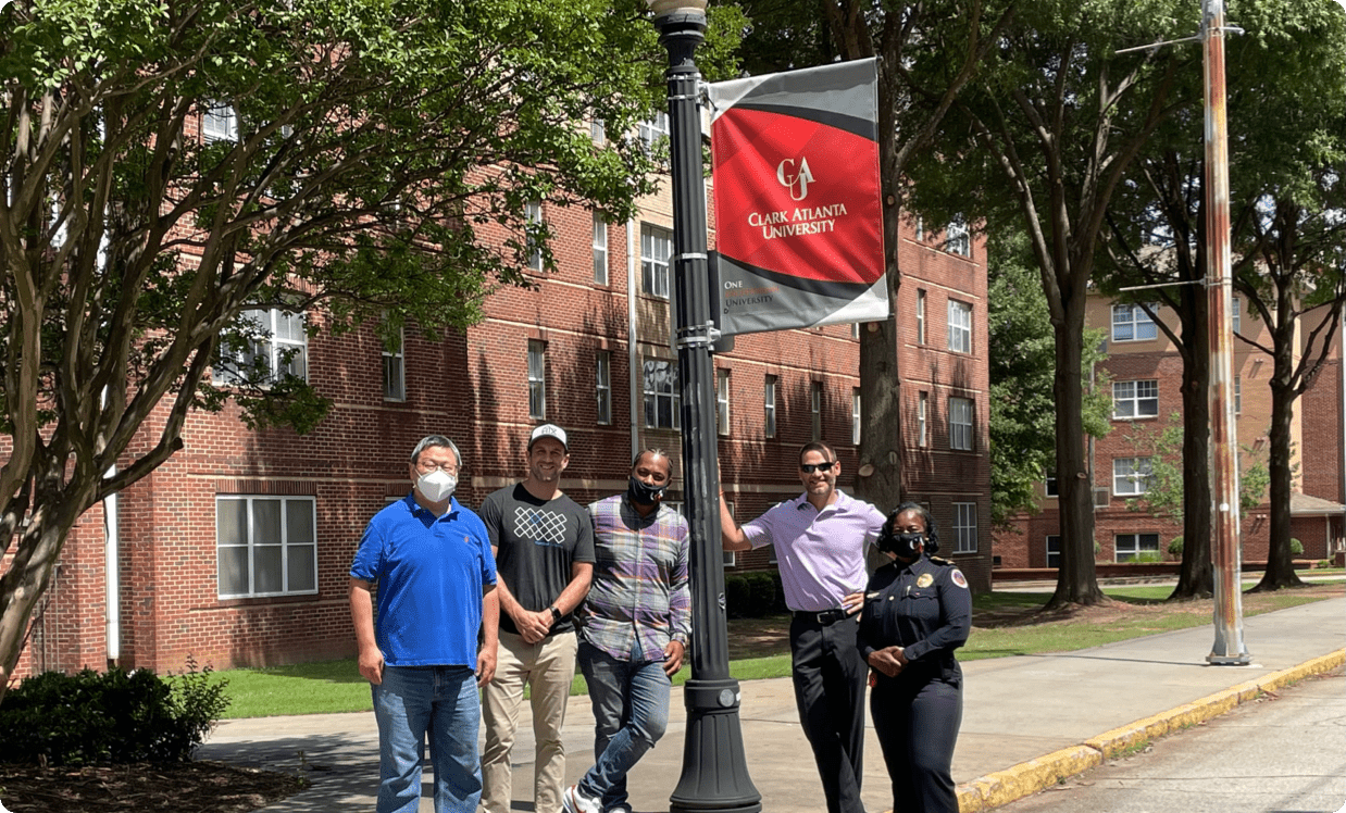 Rhombus partners at Clark Atlanta University