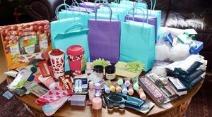 Common items donated by HIP volunteers to support young teenage mothers.