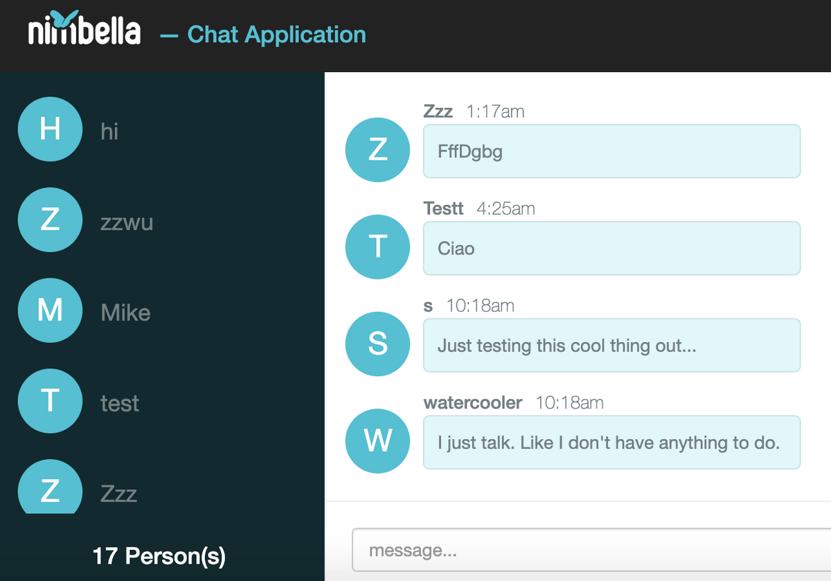Full Chatroom!