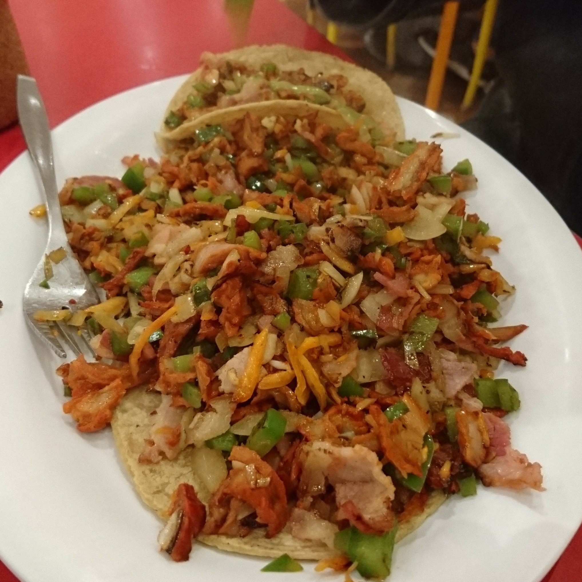 Tacos de alambre Al pastor