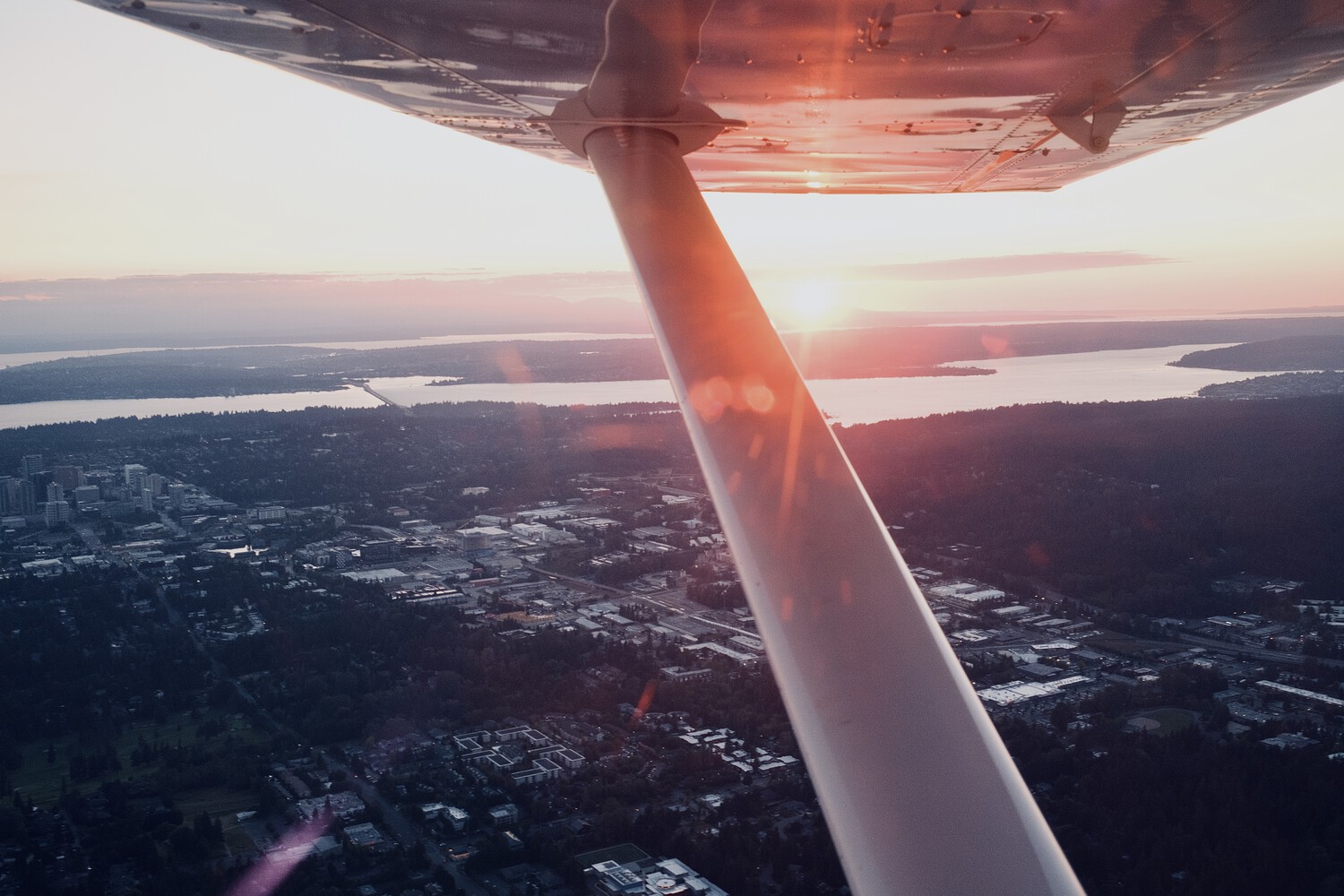 Sunset flight - sabbatical