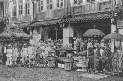 Chinese funeral, 1900s