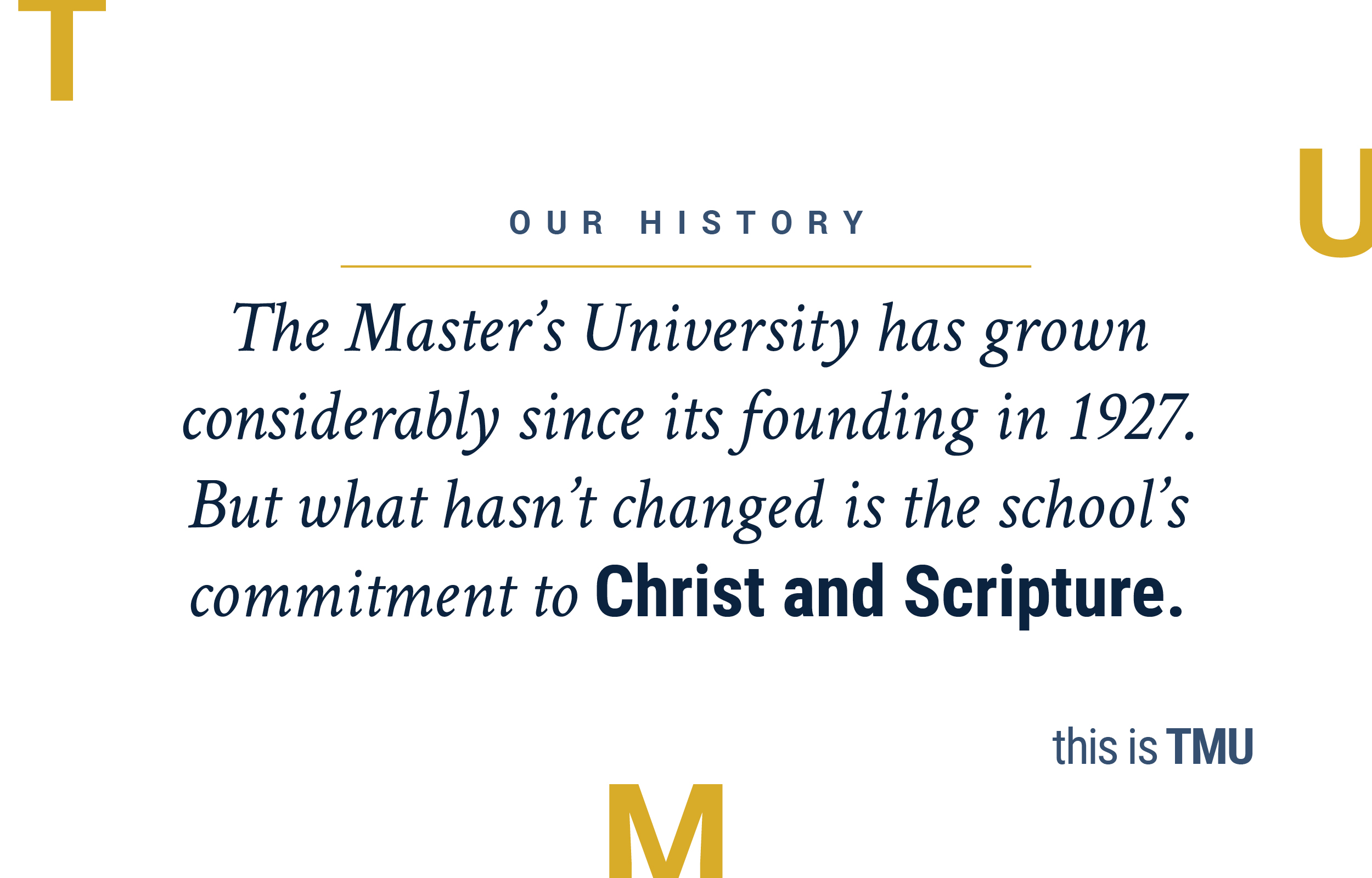 This is TMU: Our History image