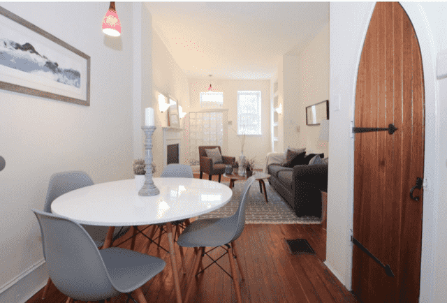 before renovation dining room