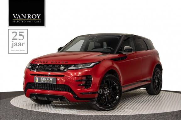 Land Rover Range Rover Evoque P300 R-Dynamic 300pk AWD Black Pack Panoramadak ClearSightSpiegel MeridianSound Volleder AmbientLight Navi Keyless Full-Led DAB 20" 360Camera Pdc