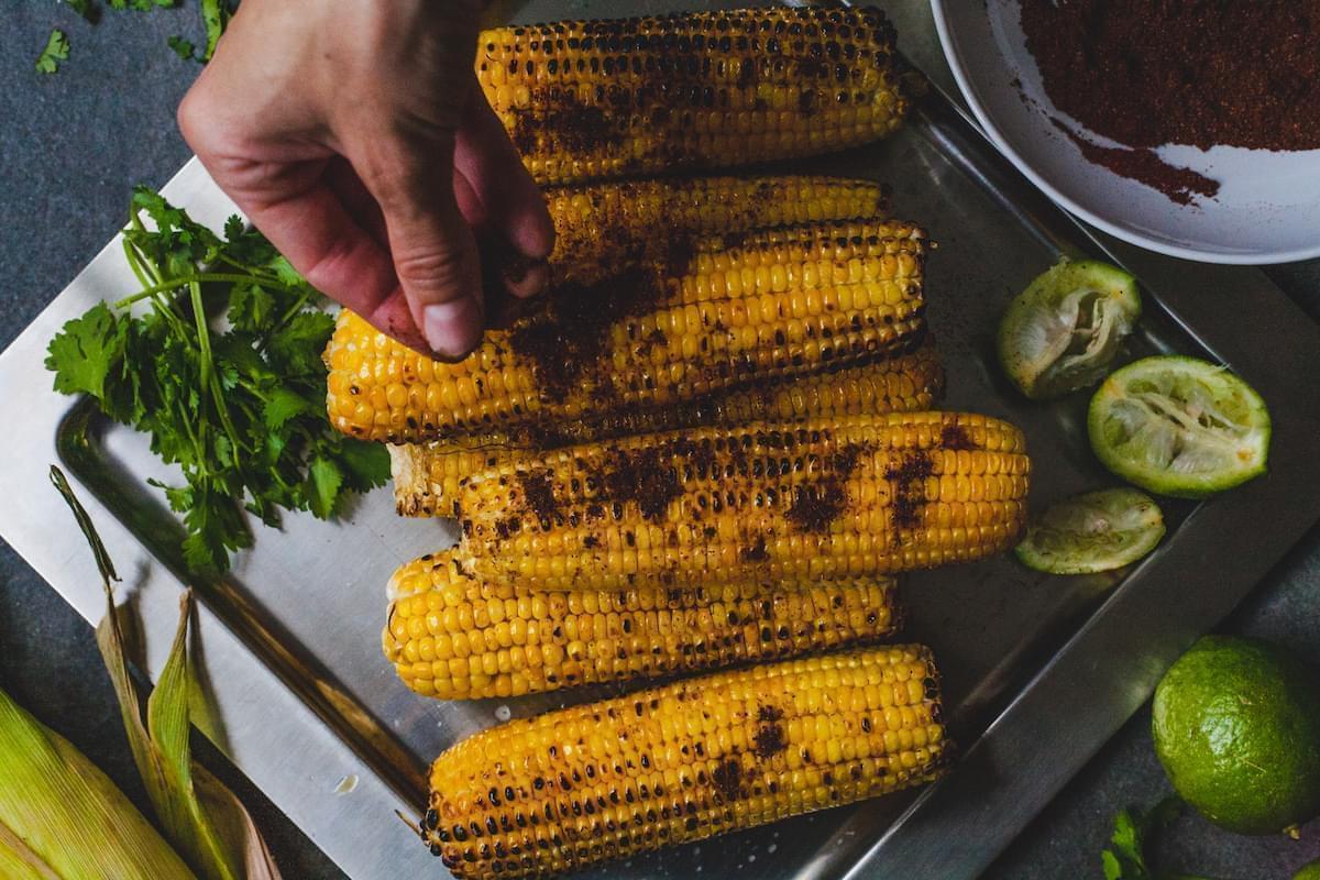 Indian Grilled Spiced Corn