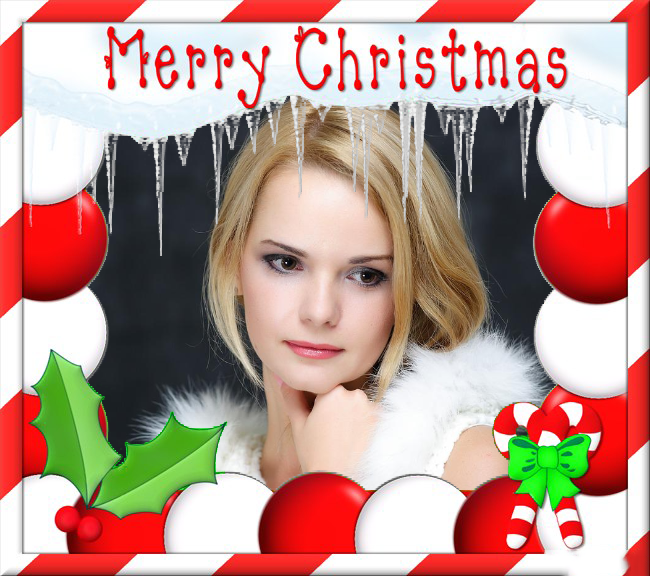 Best merry christmas frame free tool Powerful online photo effect maker