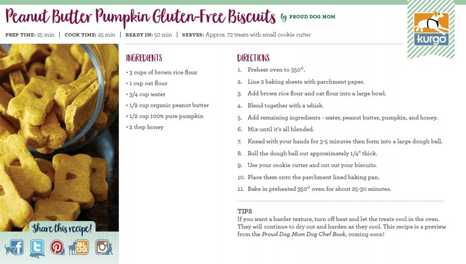 Holiday Recipe: Peanut Butter Pumpkin Biscuits
