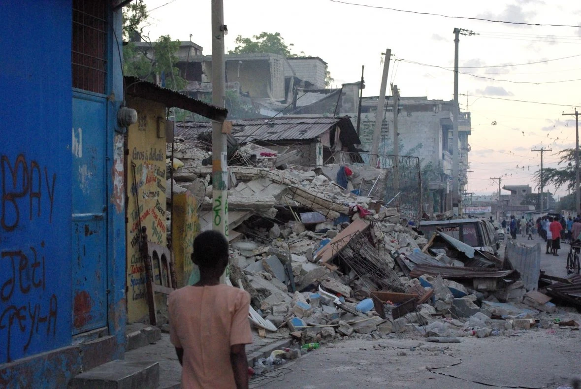 Downtown Port-au-Prince, Haiti, on January 16, 2010.
