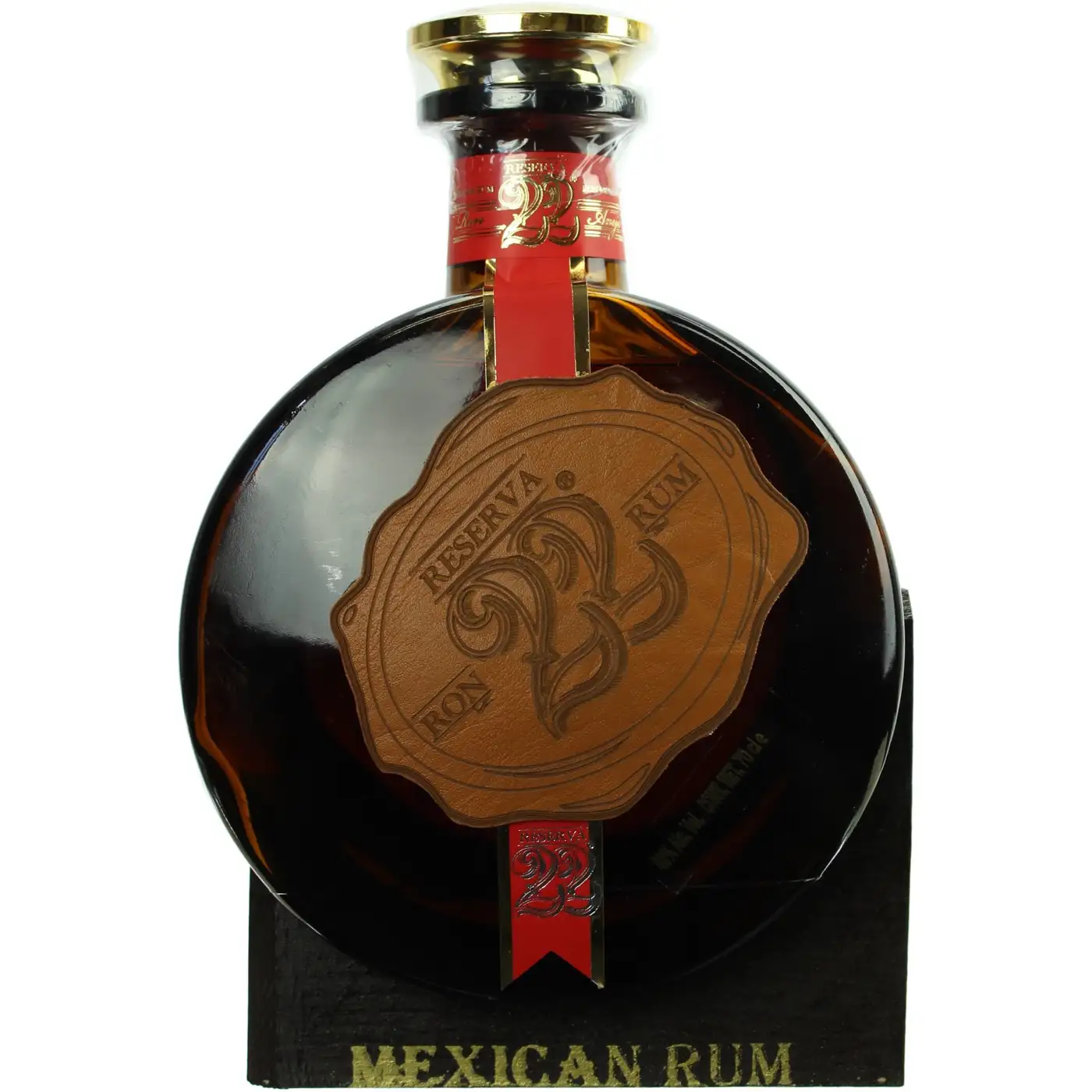 Image of the front of the bottle of the rum El Ron Prohibido Reserva 22