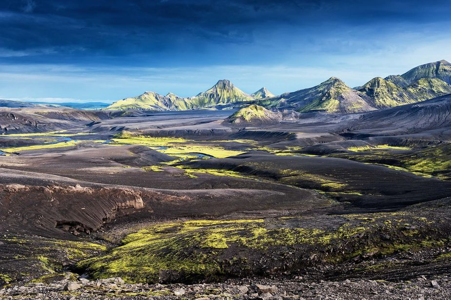 Island, Landschaft, Berge, Wüste