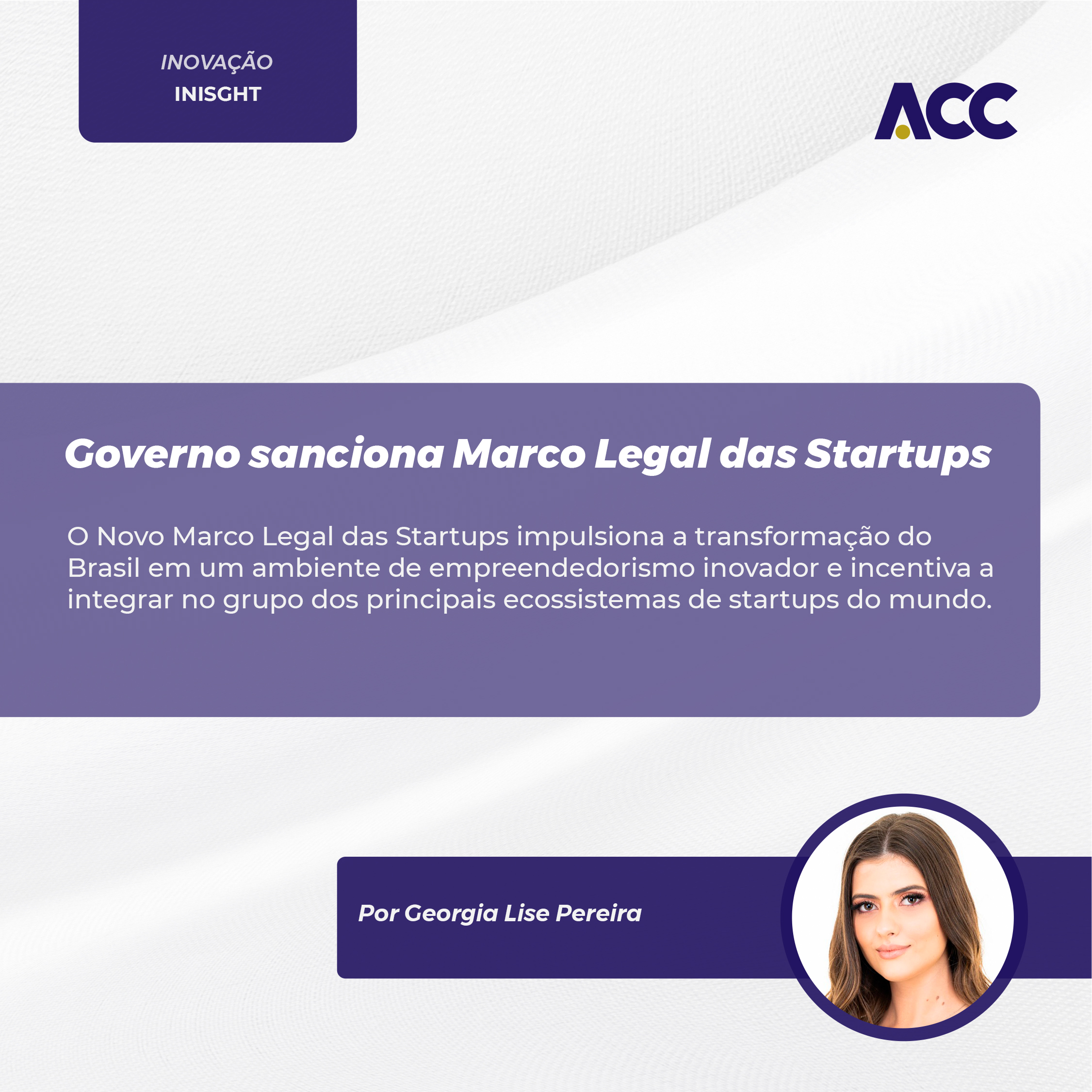 Governo Federal Sanciona Marco Legal Das Startups