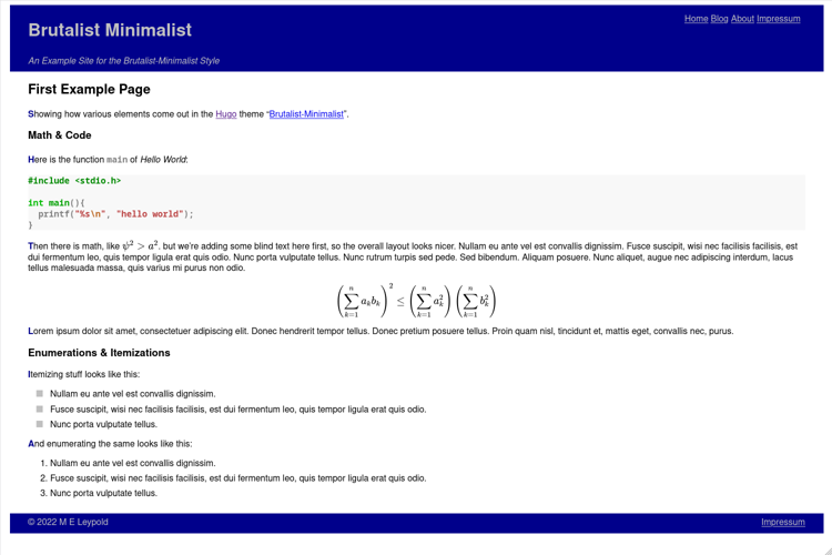 Brutalist-Minimalist-Gohugo-Theme