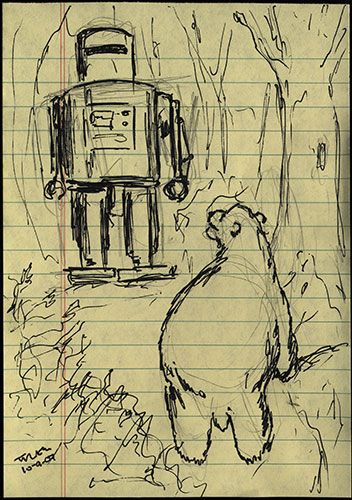 robot vs bear 1