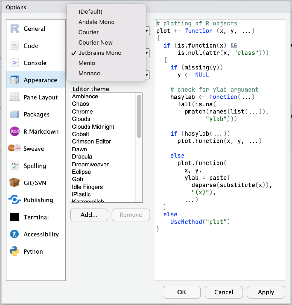 RStudio v1.4 Preview: The Little Things