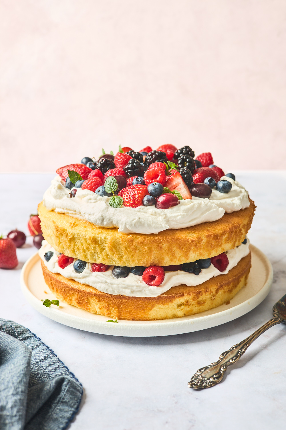Discover more than 66 berries and cream cake