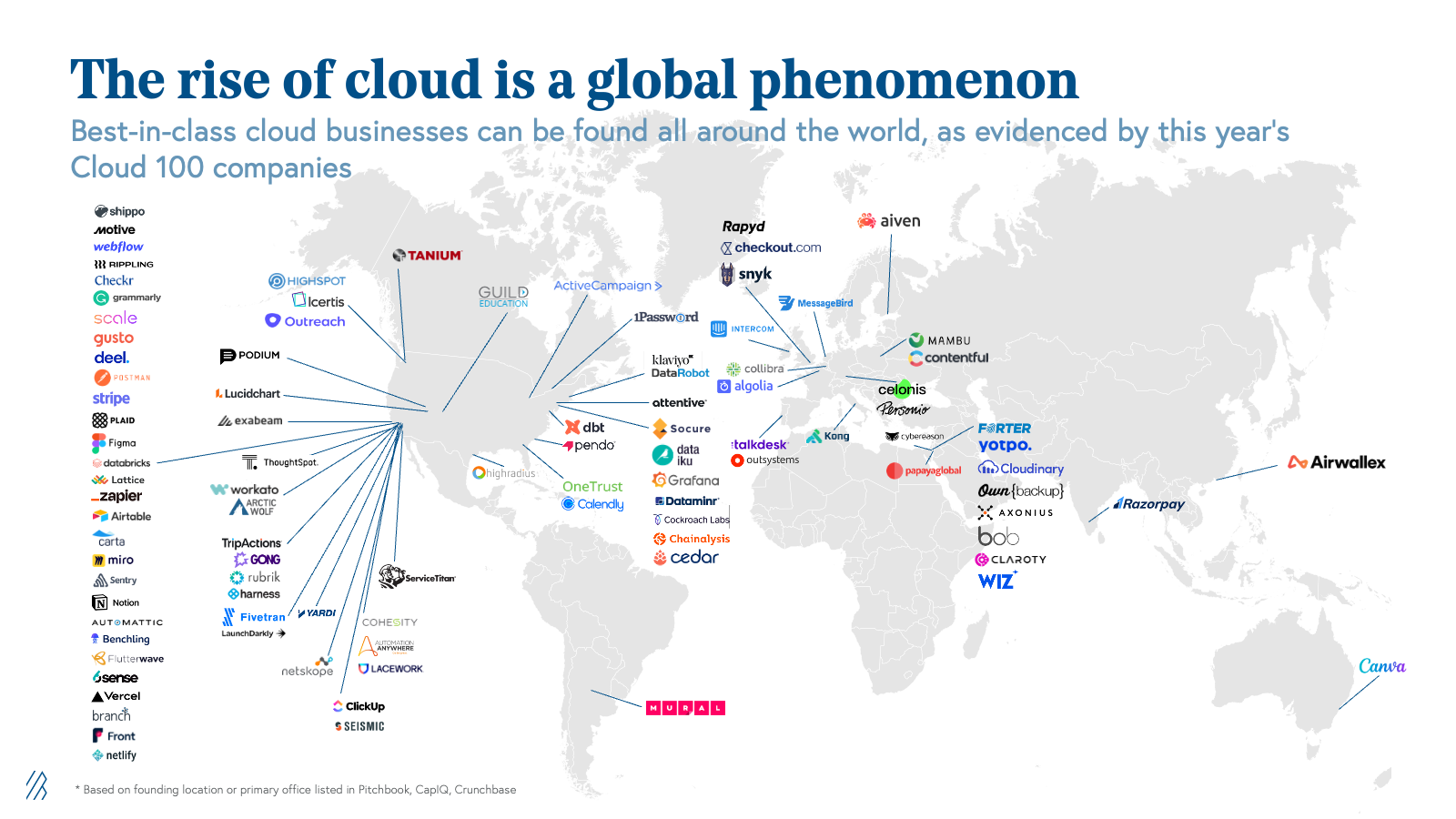 The rise of cloud is a global phenomenon
