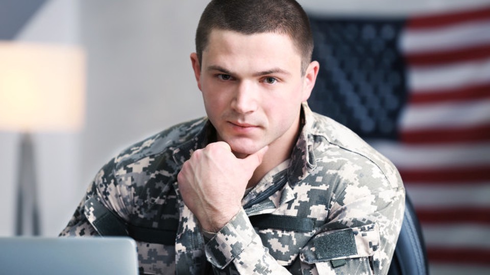 An american soldier
