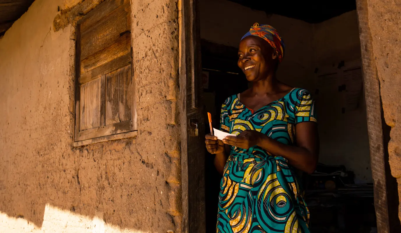 Nurse Leonie Kamono, 37, at Kiambi Heath centre, Manono Territory, Democratic Republic of Congo.