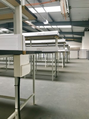 HG Electrical Image of Workbench Power & Data Installation