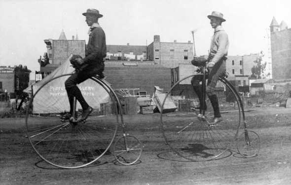 Penny-Farthing bicycles