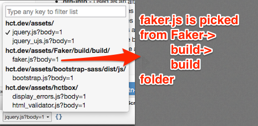 Firefox inspect script tab
