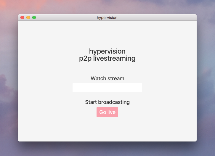 hypervision で視聴するキャプチャ画像