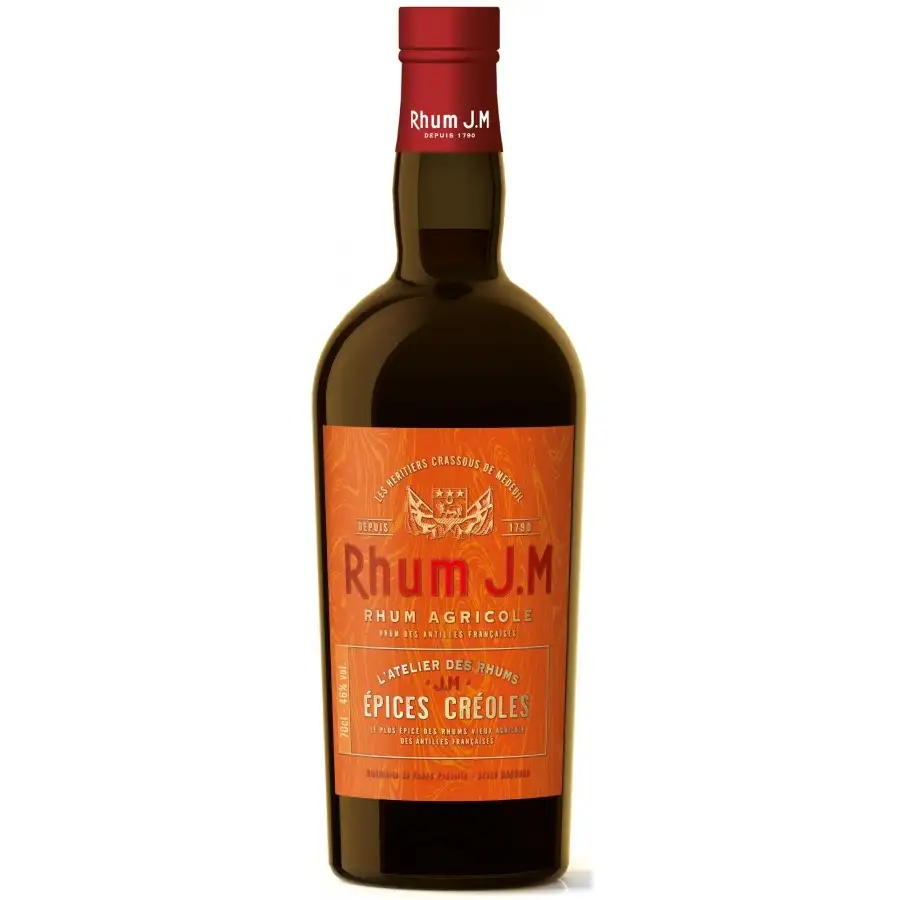 Image of the front of the bottle of the rum Épices Créoles