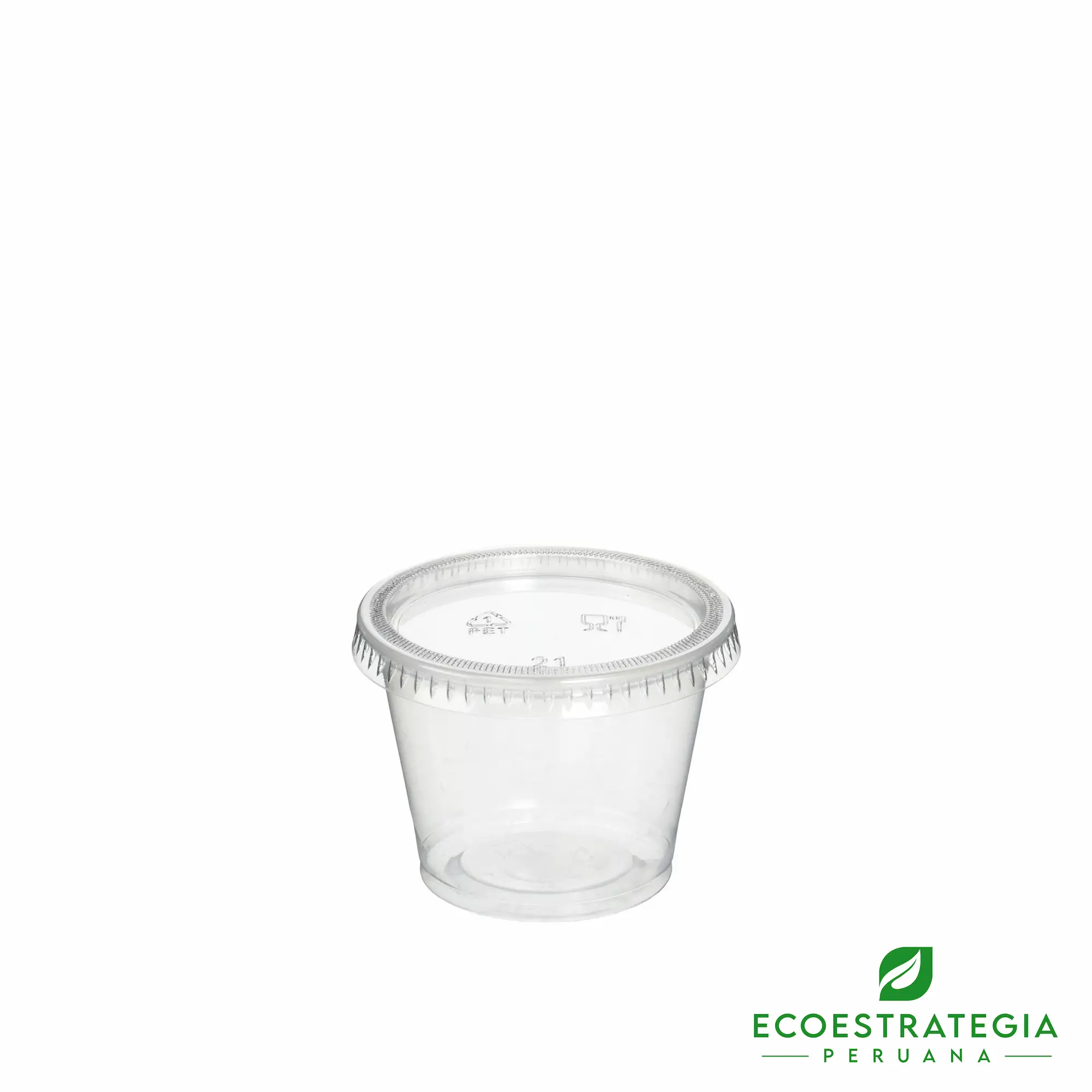 Este salsero de 4 oz es un producto de materiales descartables, hecho a base de pet virgen. Cotiza envases, empaques y pirotines biodegradables para comidas