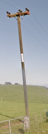 banded pole