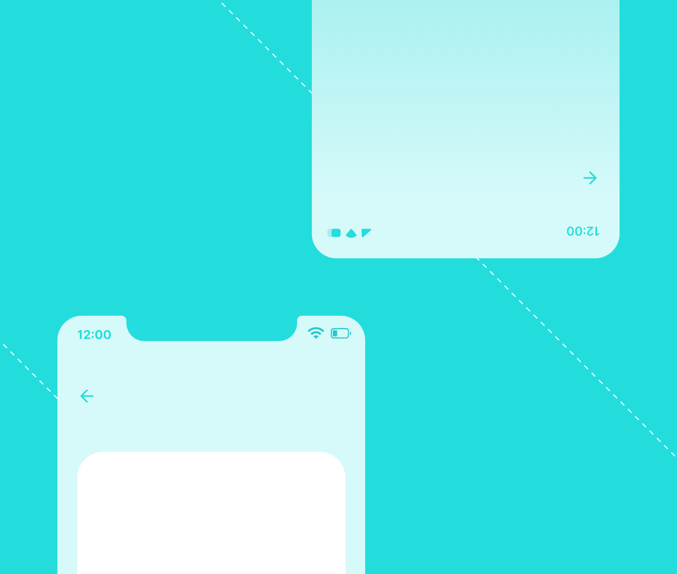Create wireframes
for iOS and Android apps