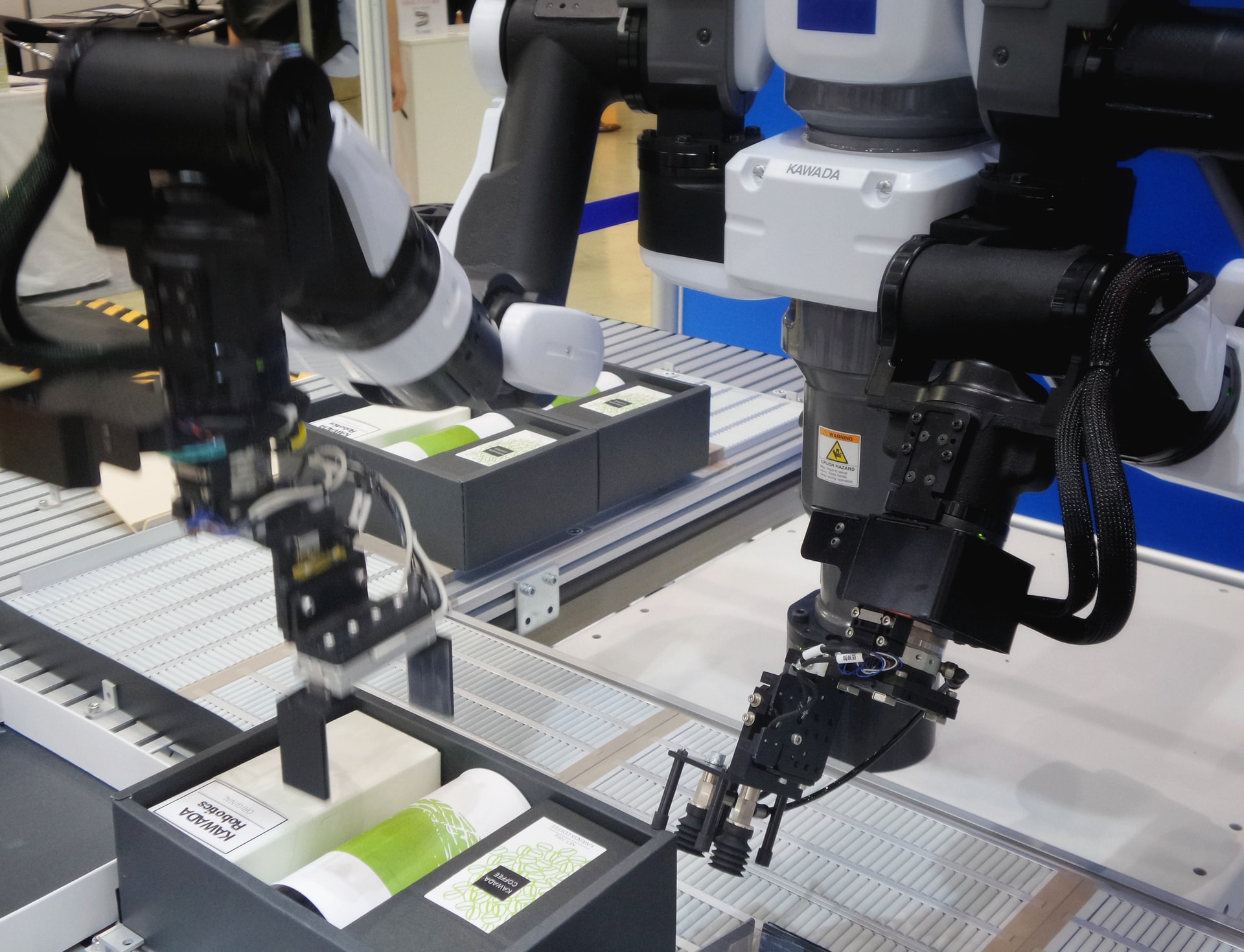Enabling human interaction with industrial robots