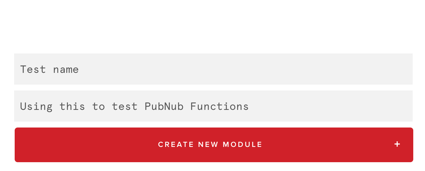 PubNub Portal Functions Creation