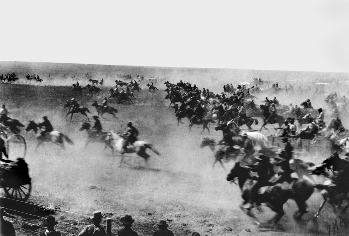 The land run of 1893