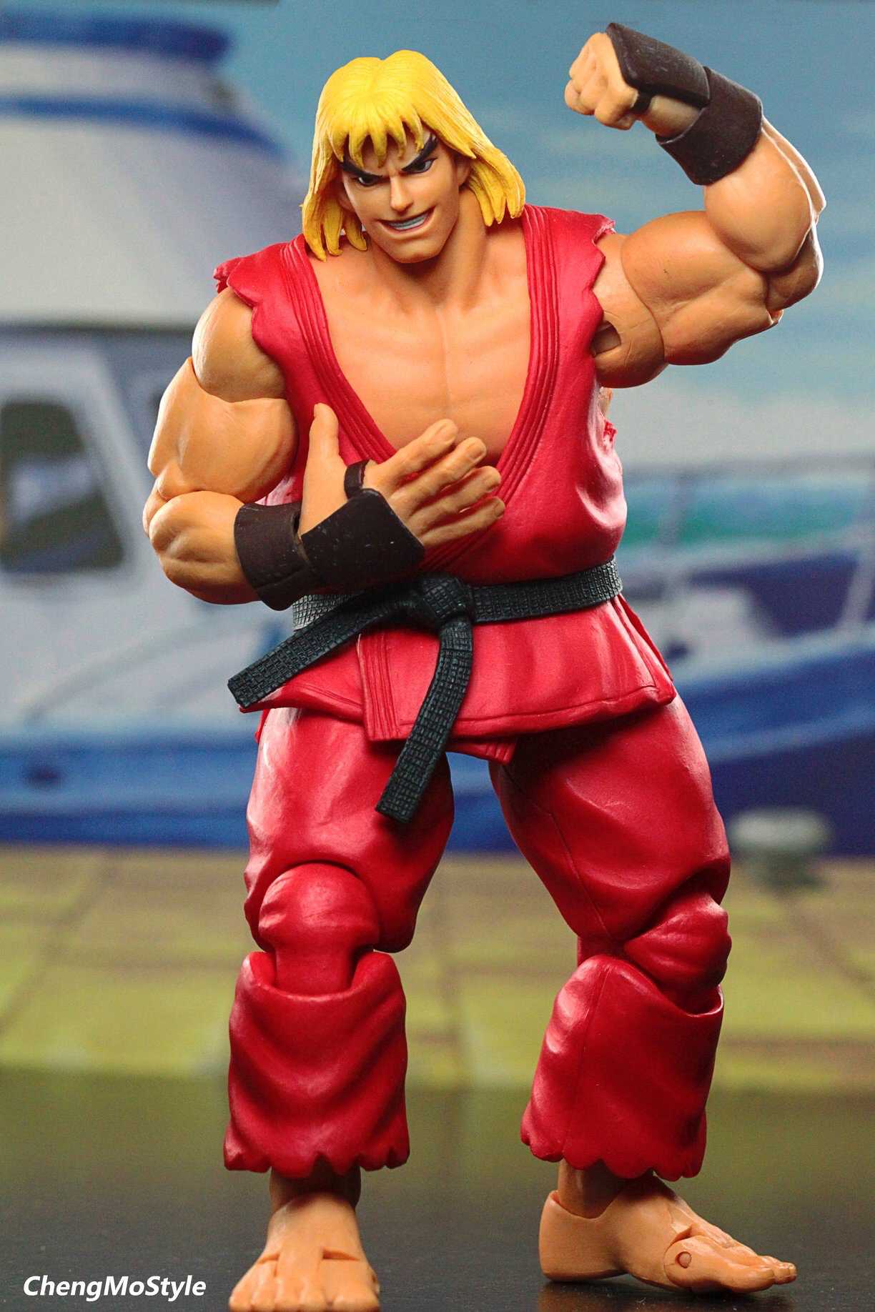 「ChengMoStyle」Street Fighter II Ken 1/12 Scale Figure | Figround