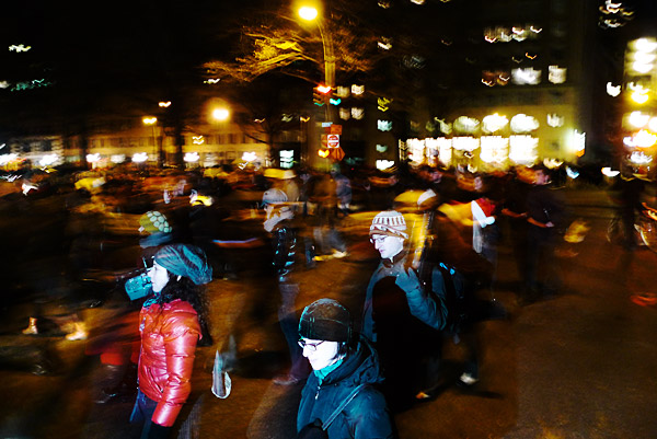 Unsilent Night, NYC, NY, Dec 2011