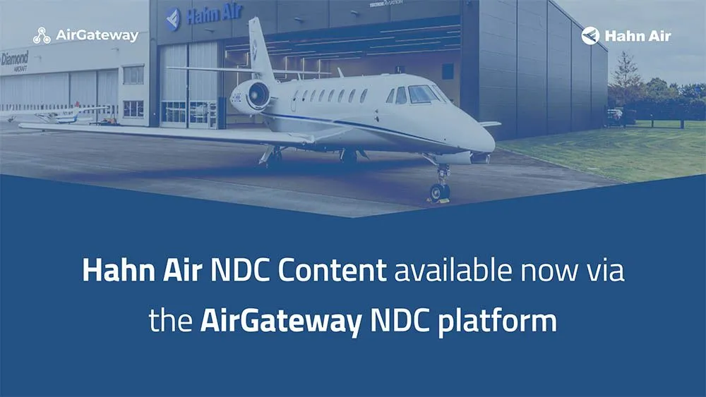 Hahn air NDC Content now available through NDC platform