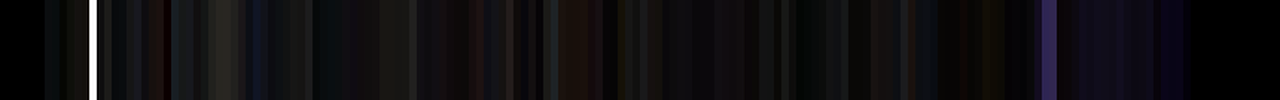 A barcode of colors from the vid How Many More Times